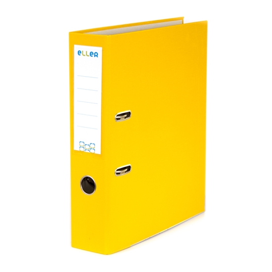 Picture of Mape-reģistrs ELLER Eko A4 formāts, 75 mm, dzeltena, apakšējā mala ar metālu