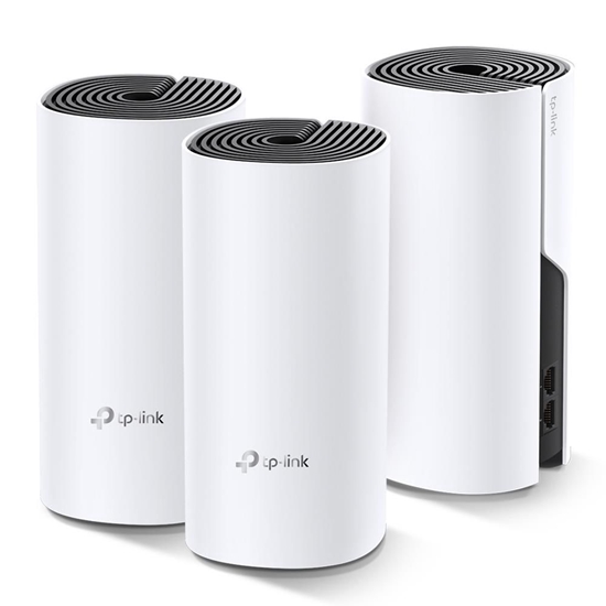 Picture of Maršrutizatorius TP-LINK Whole Home Mesh WiFi System Deco M4 (3-Pack) 802.11ac, 300+867 Mbit/s, 10/1