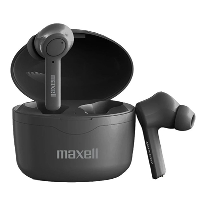 Attēls no Maxell Bass 13 Sync Up Wireless Bluetooth In-Ear Headphones with Charging Case Black