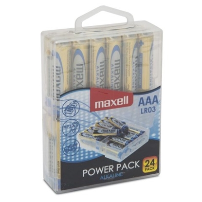 Picture of MAXELL battery Alkaline LR03, VALUE BOX 24 pcs.