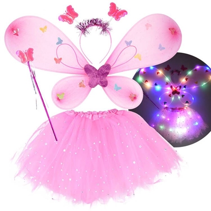 Picture of Mažosios fėjos -  drugelio kostiumas, rožinis