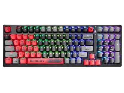 Attēls no Mechanical keyboard A4TECH BLOODY S98 USB Sports Red (BLMS Red Switches) A4TKLA47261