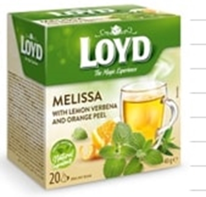 Attēls no Melisas tēja LOYD Pyramids HERBAL citronu un apel.20x1,5g