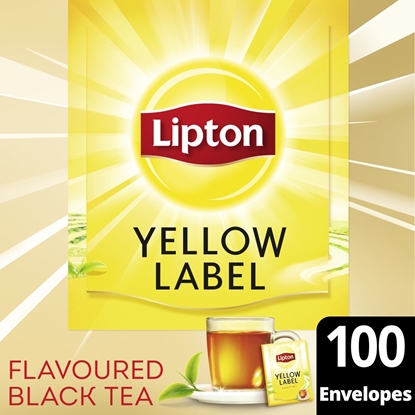 Attēls no Melnā tēja LIPTON Yellow Label Express, papīra maisiņā, 2gx100gab