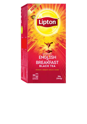Picture of Melnā tēja LIPTON, English Breakfast, 25gab