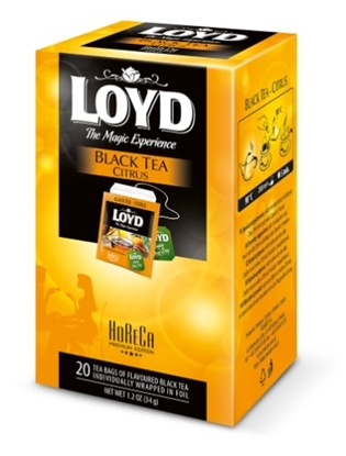 Attēls no Melnā tēja LOYD Citrus FS  20 maisiņi x 1.7 g paciņā