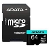 Picture of MEMORY MICRO SDXC 64GB W/ADAP./AUSDX64GUI3V30SA2-RA1 ADATA