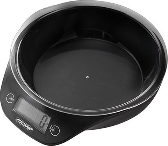 Picture of Mesko | Kitchen scale with a bowl | MS 3164 | Maximum weight (capacity) 5 kg | Graduation 1 g | Display type LCD | Black