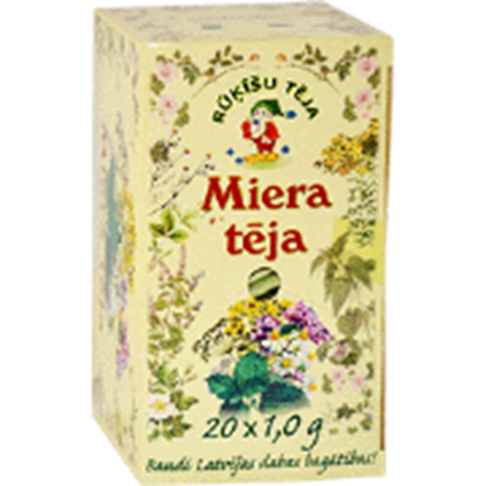 Picture of Miera tēja RŪĶĪŠU TĒJA, 20 maisiņi paciņā x 1 g