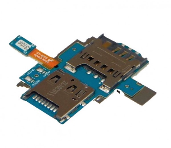 Picture of Mikro SD karšu lasītāja SIM paplātes turētāja elastīgais kabelis Samsung Galaxy S Advance GT-i9070