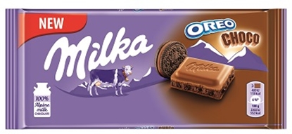 Picture of Milka Oreo CHOCO šokolādes tāfelīte 100g