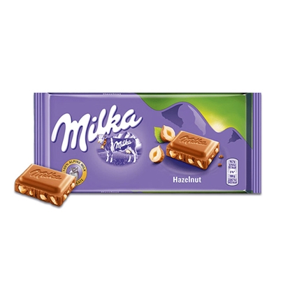 Attēls no Milka Šokolāde BROKEN HAZELNUTS 100g