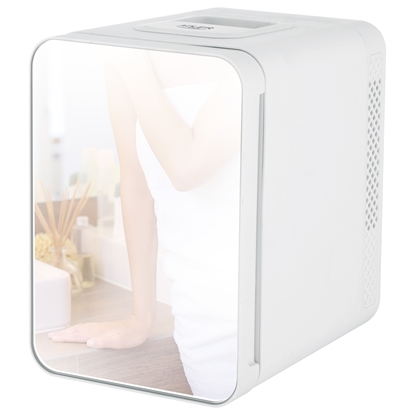 Picture of Adler | Mini refrigerator with mirror | AD 8085 | Free standing | Larder | Height 27 cm | Fridge net capacity 4 L | White
