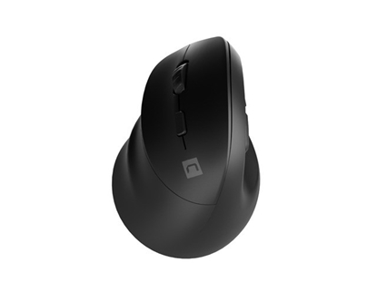 Изображение Mysz bezprzewodowa wertykalna Crake 2 2400 DPI Bluetooth 5.2 + 2.4GHz dla leworęcznych Czarna