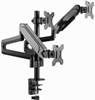 Изображение Monitora stiprinājums Gembird Desk Mounted Adjustable Mounting Arm for 3 Monitors
