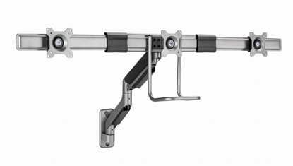 Picture of Monitora stiprinājums Gembird Wall Mounted Adjustable Monitor Arm for 3 Monitors