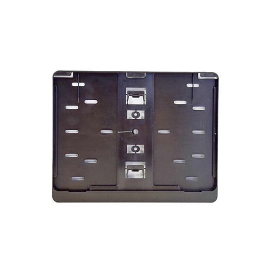 Изображение Motocikla numura turētājs 177x130mm melns