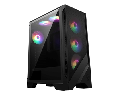 Picture of MSI MAG FORGE 120A AIRFLOW computer case Midi Tower Black, Transparent