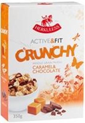 Изображение Muesli HERKULESS Active & Fit Crunchy Caramel&Choco, 0.350 kg