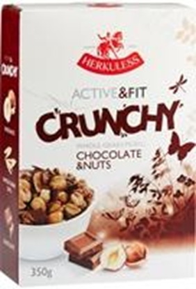 Attēls no Muesli HERKULESS Active & Fit Crunchy Choco Nuts, 0.350 kg