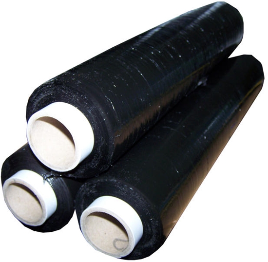 Изображение Palešu plēve 17 mkr, 2.36 kg, 450 mm x 270 m, melnā krāsā