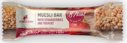 Picture of Musli batoniņš HERKULESS ar zemenēm un jogurtu, 25g