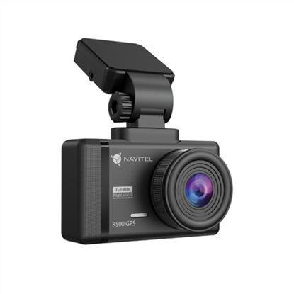 Attēls no Navitel R500 GPS dashcam with high-quality shooting, digital speedometer, and GPS-informer