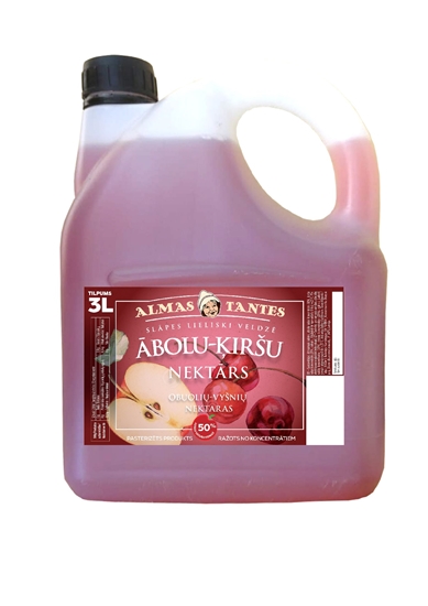 Picture of Nektārs ALMAS TANTE Ābolu-ķiršu, HDPE, 3l