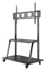 Picture of NEWSTAR MOBILE FLAT SCREEN FLOOR STAND (STAND+TROLLEY) (HEIGHT: 137-162 CM) BOX 1/2 60-105" BLACK