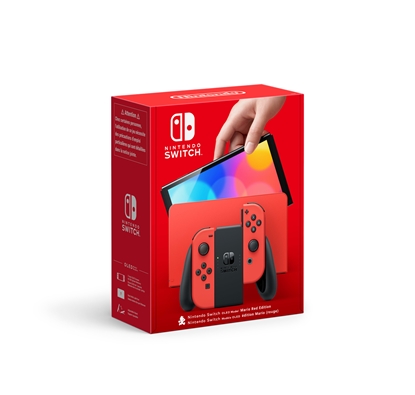 Attēls no Nintendo Switch (OLED-Model) Mario Edition red