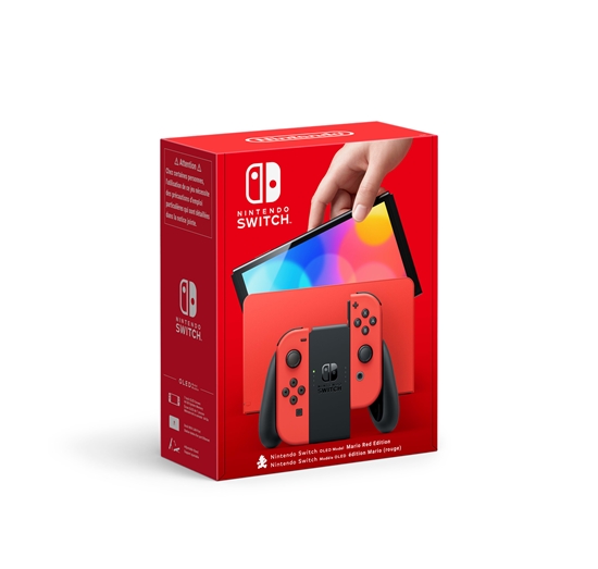 Изображение Nintendo Switch (OLED-Model) Mario Edition red