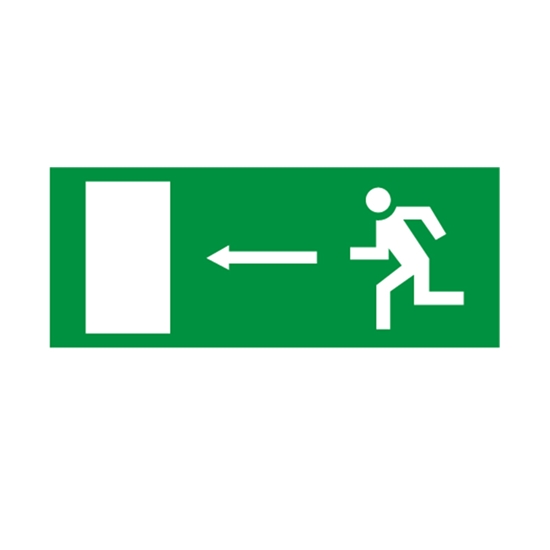 Picture of Uzlīme Evakuācijas izeja (pa kreisi), izmērs 20x8 cm