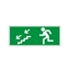 Picture of Uzlīme Evakuācijas virziens (trepes) uz leju K, izmērs 20x8 cm
