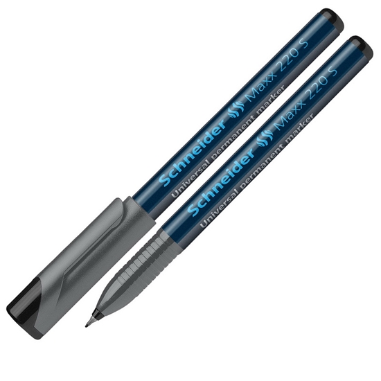 Picture of Noturīgais marķieris SCHNEIDER kodoskopa plēvēm OHP Maxx 220S, 0.4mm, melns