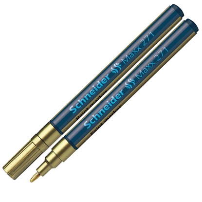 Attēls no Noturīgais marķieris SCHNEIDER PAINT MARKER Maxx 271, 1-2mm, konisks, zelta
