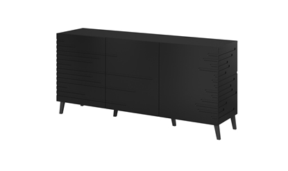 Attēls no Nova chest of drawers 155x40x72 Black Mat