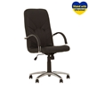 Изображение Biroja krēsls NOWY STYL MANAGER STEEL Chrome melna āda SP-A