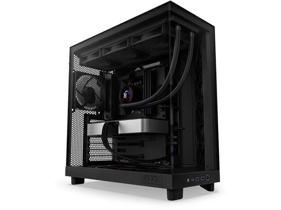 Picture of Case|NZXT|H6 Flow|MidiTower|Not included|ATX|MicroATX|MiniITX|Colour Black|CC-H61FB-01