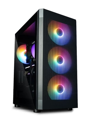 Attēls no Obudowa I4 TG ATX Mid Tower PC case 4 wentylatory RGB