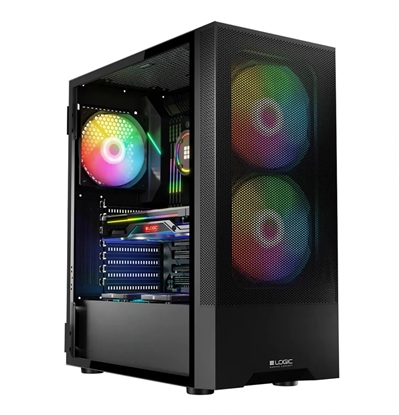 Изображение Obudowa komputerowa Arya ARGB USB 3.0 Midi Tower Czarny