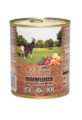 Изображение O'CANIS canned dog food- wet food-goat with potatoes - 800 g