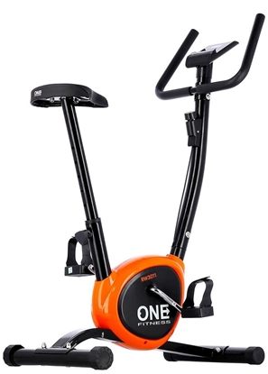 Picture of One Fitness mechanisches Fahrrad RW3011 schwarz und orange