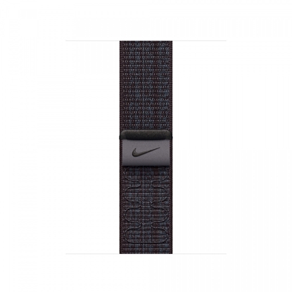 Изображение Opaska sportowa Nike w kolorze czarnym/niebieskim do koperty 41 mm