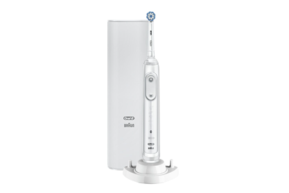 Изображение Oral-B | Electric Toothbrush | Genius X 20100S | Rechargeable | For adults | Number of brush heads included 1 | Number of teeth brushing modes 6 | White