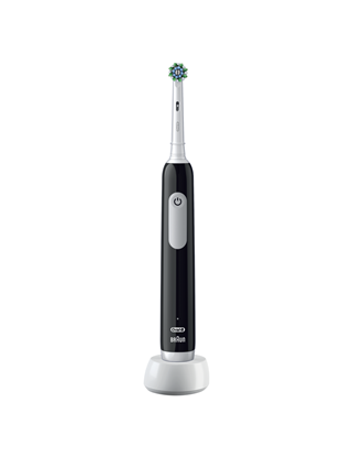 Attēls no Oral-B | Pro Series 1 Cross Action | Electric Toothbrush | Rechargeable | For adults | Black | Number of brush heads included 1 | Number of teeth brushing modes 3