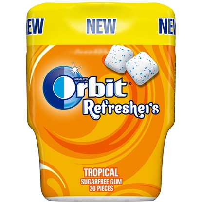 Picture of Orbit Refreshers Tropical Bottle 30gb.
