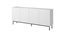 Picture of PAFOS chest of drawers on a black steel frame 200x40x102 cm white matt