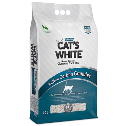 Изображение Pakaiši kaķiem Cat's White ar aktīvo ogli, absorbējoši 10l