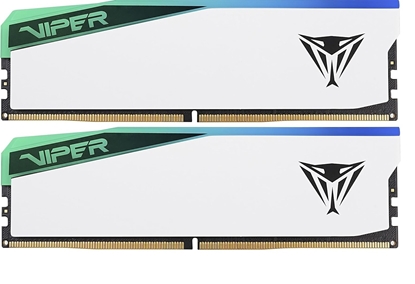 Изображение Pamięć DDR5 Viper Elite 5 RGB 32GB/6200(2x16) CL42 biała
