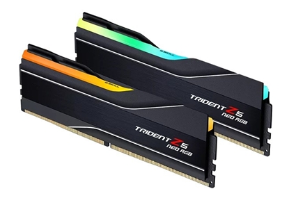Attēls no Pamięc PC - DDR5  48GB (2x24GB) Trident Neo AMD RGB 6400MHz CL32 EXPO Black 